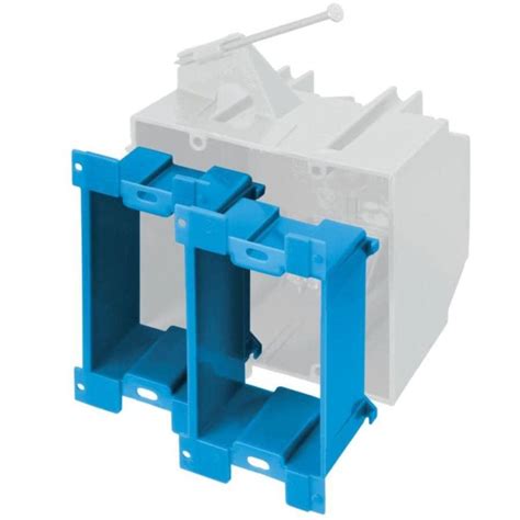 drywall electrical box extender|plastic electrical outlet box extenders.